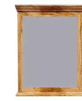 Zrkadlá Zrkadlo Guru 70x90 indický masív mango