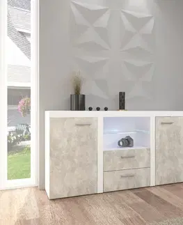 Komody ArtLemp Komoda SUMBA 2F2S | betón