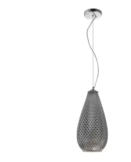 Svietidlá  Luster na lanku PETRA 1xE27/60W/230V šedá ML5480