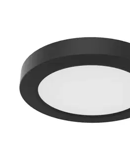 Svietidlá  LED stropné svietidlo EVORA LED/6W/230V 3000/4000/6000K priemer 14 cm čierne ML1789