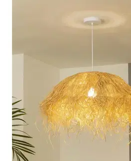 Svietidlá BRILAGI - LED luster na lanku CERIA BOHO 1xE27/40W/230V, priemer 60 cm, z rafie EG300171+EG781149