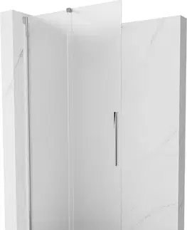 Sprchové dvere MEXEN/S - Velar Sprchová zástena posuvná Walk-in 90 x 200, dekor 8 mm, chróm 871-090-000-33-01