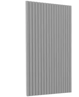 Kuchynské skrinky Čelo skrinky Luxeo F14-G60(72) ryfla grey