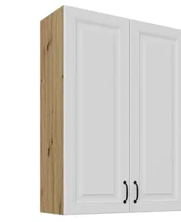 Kuchynské skrinky visiace Skrinka do kuchyne Stilo biely/artisan 80G-108 2F
