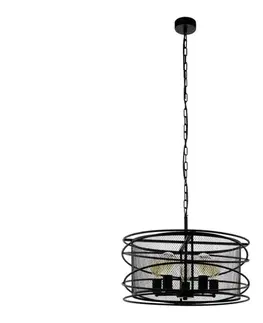 Svietidlá Eglo 43093 - Luster na reťazi BLACKWATER 5xE27/60W/230V 43093