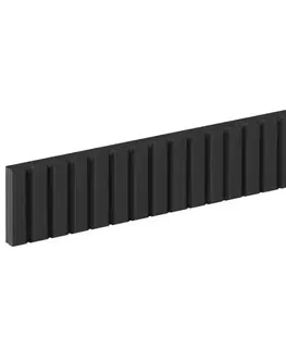 Kuchynské skrinky Čelo skrinky Luxeo F14-D60ZK ryfla black