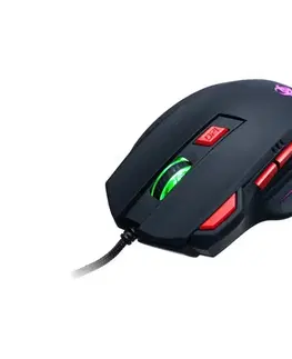 Klávesnice a myši CONNECT IT CI-191 - LED Káblová herná myš 800/1600/2400/3200 DPI čierna CI-191