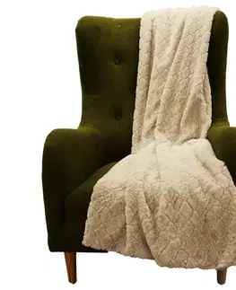 Ozdobné prikrývky Deka KX230/101 170x220 cm 5 béžová