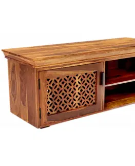 TV stolíky TV stolík Mira 120x50x45 indický masív palisander