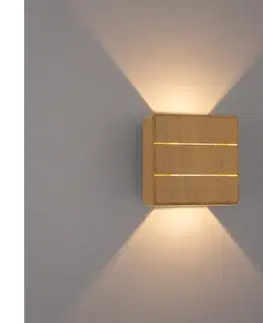 Svietidlá  08522L - LED vonkajšie nástenné svietidlo LUXLINE LED/6W/230V 3000K IP54 dub 08522L