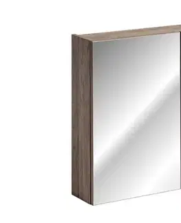 Kúpeľňový nábytok COMAD - Zrkadlová skrinka 80cm 2 dvierka SANTA FE OAK 5907611652466