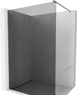 Sprchové dvere MEXEN/S - Kyoto Sprchová zástena WALK-IN 90 x 200, grafit 8 mm, grafit metal 800-090-101-95-40