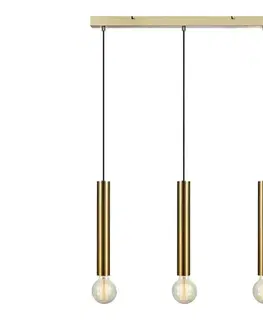 Svietidlá Markslöjd 108261 - Luster na lanku SENCILLO 3xE27/40W/230V zlatá 108261