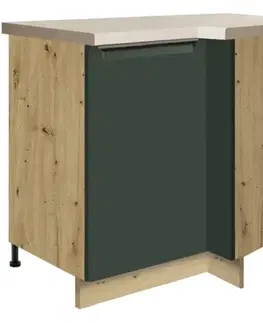 Kuchynské skrinky stojace Skrinka do kuchyne Glamour15d Ľavá Green