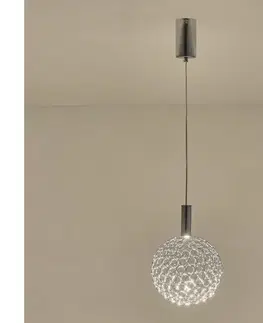 Svietidlá Eurolamp LED Luster na lanku LED/6,3W/230V 3000K lesklý chróm pr. 25 cm 144-15070