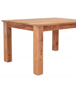 Jedálenské stoly Jedálenský stôl Amba 140x90 z indického masívu palisander