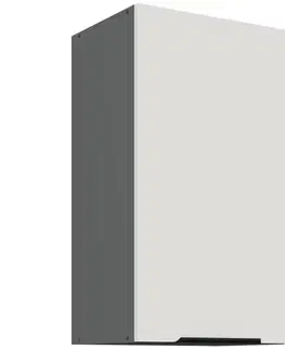 Kuchynské skrinky visiace Kuchynská skrinka Aria-Wh/Ant Anti Fingerprint 40g-72 1f