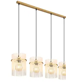 Moderné lampy do obývačky Luster 15698-4HM Gold LW4