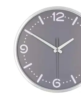 Predlžovacie káble  CLWA3226SS - Nástenné hodiny, priemer 30,5 cm, 1× AA, matný chróm CLWA3226SS