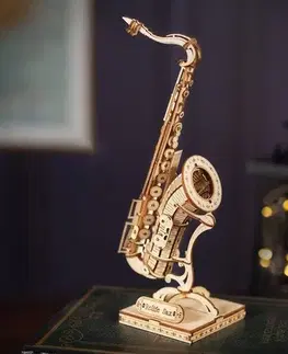 3D puzzle 3D Creative Drevené 3D Puzzle - Saxofón