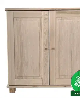 Komody do spálne Komoda Nr 44 -2D/90X86X40 borovica
