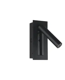 Svietidlá  LED nástenné bodové svietidlo LED/2W/230V 3000K čierna 239996