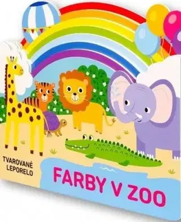 Leporelá, krabičky, puzzle knihy Farby v zoo - Tvarované leporelo