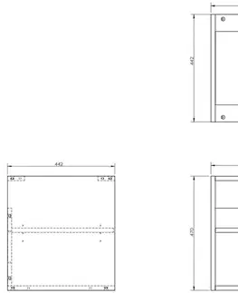 Kúpeľňový nábytok MEXEN/S - Orio kúpeľňová skrinka 90 cm s umývadlom Vela ľavá, 2S, 1D, čierna mat 91A13-09047-3-BBFFF71-W23L71