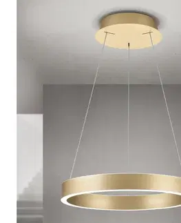 Svietidlá Orion- LED stmievateľný luster na lankách KOLK LED/40W/230V 2700/3000/4000K pr. 40 cm zlatá HL 6-1717/40 gold-matt