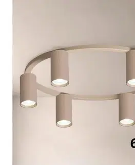 Svietidlá BRILAGI - LED RGBW stmievateľné stropné svietidlo SELE 6xGU10/6,5W/230V béžové BG5287+AI2323