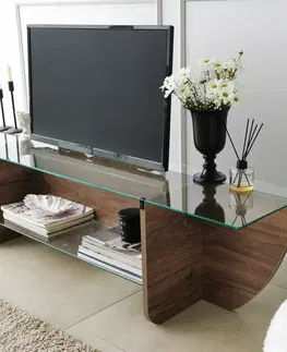 Konferenčné stolíky Televízny stolík Lily Walnut