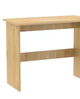 Písacie a pracovné stoly KONDELA Domino pc stolík dub artisan