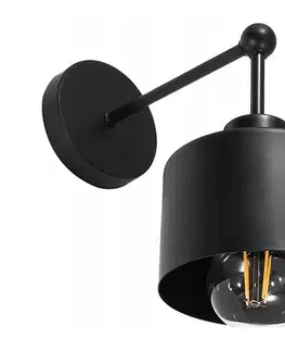 Svietidlá SmartLED Nástenné svietidlo 1xE27/20W/230V čierne 6953