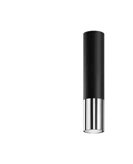 Svietidlá  SL.0939 - Bodové svietidlo LOOPEZ 1xGU10/10W/230V čierna/chróm SL.0939