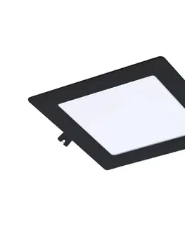 Svietidlá Rabalux 71230 - LED Podhľadové svietidlo SHAUN LED/12W/230V 17x17 cm čierna 71230