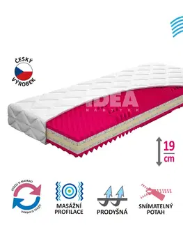 Matrace Matrac s poťahom IDEA ORTHOPEDIC LUX 90x200x19