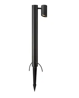 LED osvetlenie Markslöjd 108485 - LED Vonkajšia lampa GARDEN24 LED/6W/24V 60 cm IP44 čierna 108485