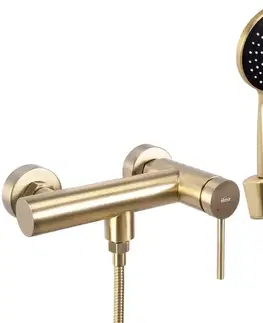 Kúpeľňové batérie REA - Sprchová batéria FOSS Brush Gold REA-B5113