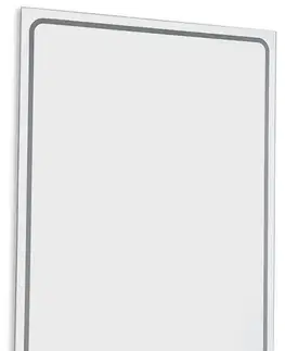 Kúpeľňový nábytok SAPHO - CIRASA kúpeľňová skrinka 80cm CIRASA s umývadlom a LED zrkadlom, 2 zásuvky, biely lesk KSET-106