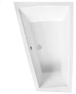 Rohové vane Vaňa Intima Duo Slim 180/125 L +nohy