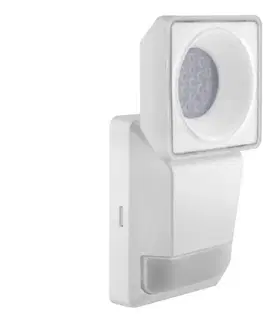 Svietidlá Ledvance - LED Vonkajšie nástenné svietidlo so senzorom SPOT LED/8W/230V IP55 biela 4058075228863