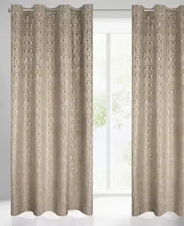 Závesy do spálne Záves LAURA 140X250 na priechodkách 388497