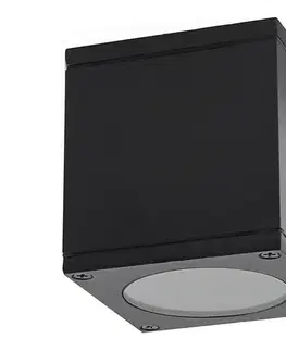 Záhradné lampy  Vonkajšie bodové svietidlo 1xGU10/35W/230V IP54 hranatý čierna KTLQK01CZ