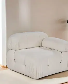 Kreslá Kreslo / Jednomiestna pohovka Bubble 1R - Beige