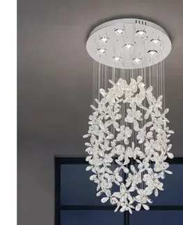 Svietidlá  LED krištáľové stropné svietidlo SAMOA LED/30W/230V pr. 40 cm lesklý chróm + DO N3020