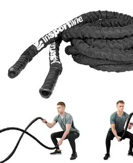 Ostatné fitness náradie Posilňovacie lano inSPORTline Wave Rope 50 mm - 15 m