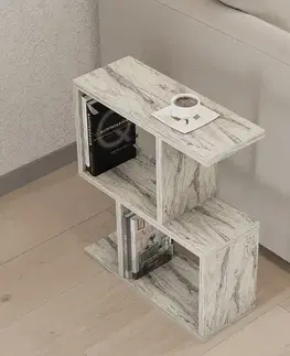 Konferenčné stolíky Odkladací stolík Zet Freesia Marble
