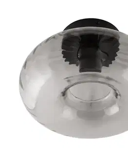 Svietidlá Osram - Stropné svietidlo DECOR SMOKE 1xE27/12W/230V pr.28 cm čierna/dymová sivá 4058075850026