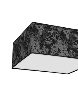 Svietidlá  Stropné svietidlo SATINO 3xE27/60W/230V čierna/strieborná MLP7326