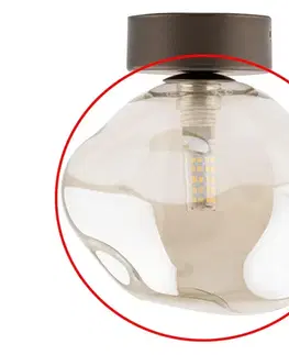 Lampy  Náhradné sklo k lustru a nástennému svietidlu LAVA G9 dymovo-béžové 7982